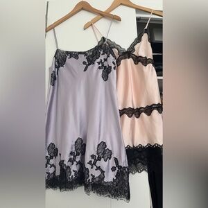 Silk chemises/slips by Victoria’s Secret size large. Both for $35 or $20 each.
